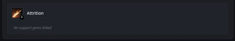 Rakin endgame skill gem configuration at Level 99 Hardcore SSF